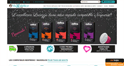 Desktop Screenshot of maxidelice.com